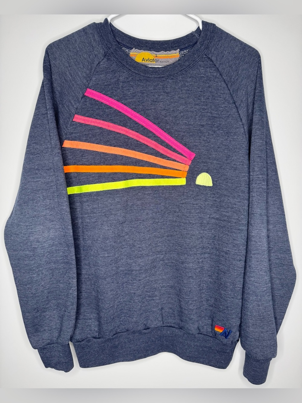 Aviator Nation Daydream Relaxed Crew Sweatshirt
